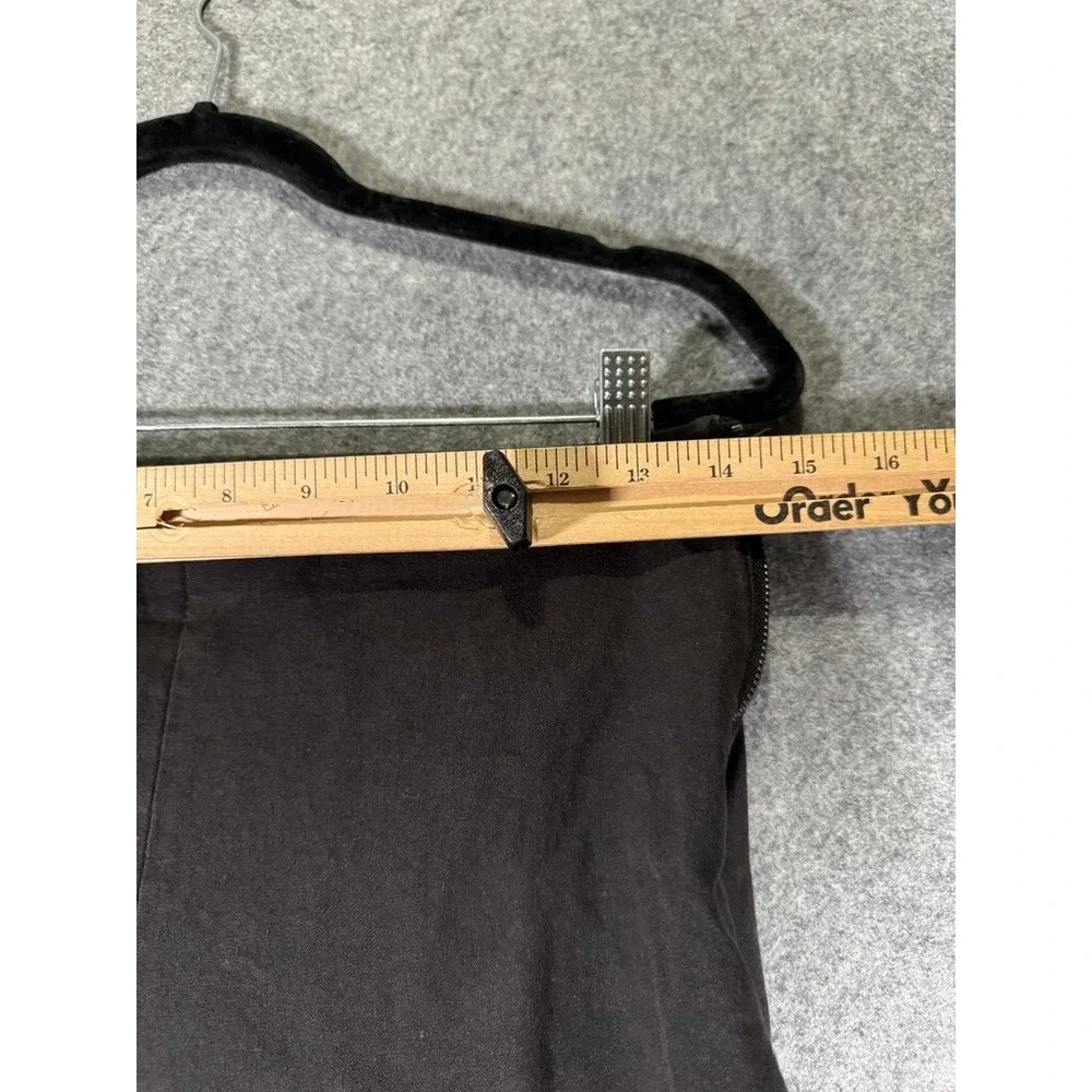 Everlane Black Side Zip‎ Work Pant Slim Tapered High Rise Stretch Size 6